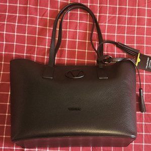 Valentino Soho Doll Black Leather Tote